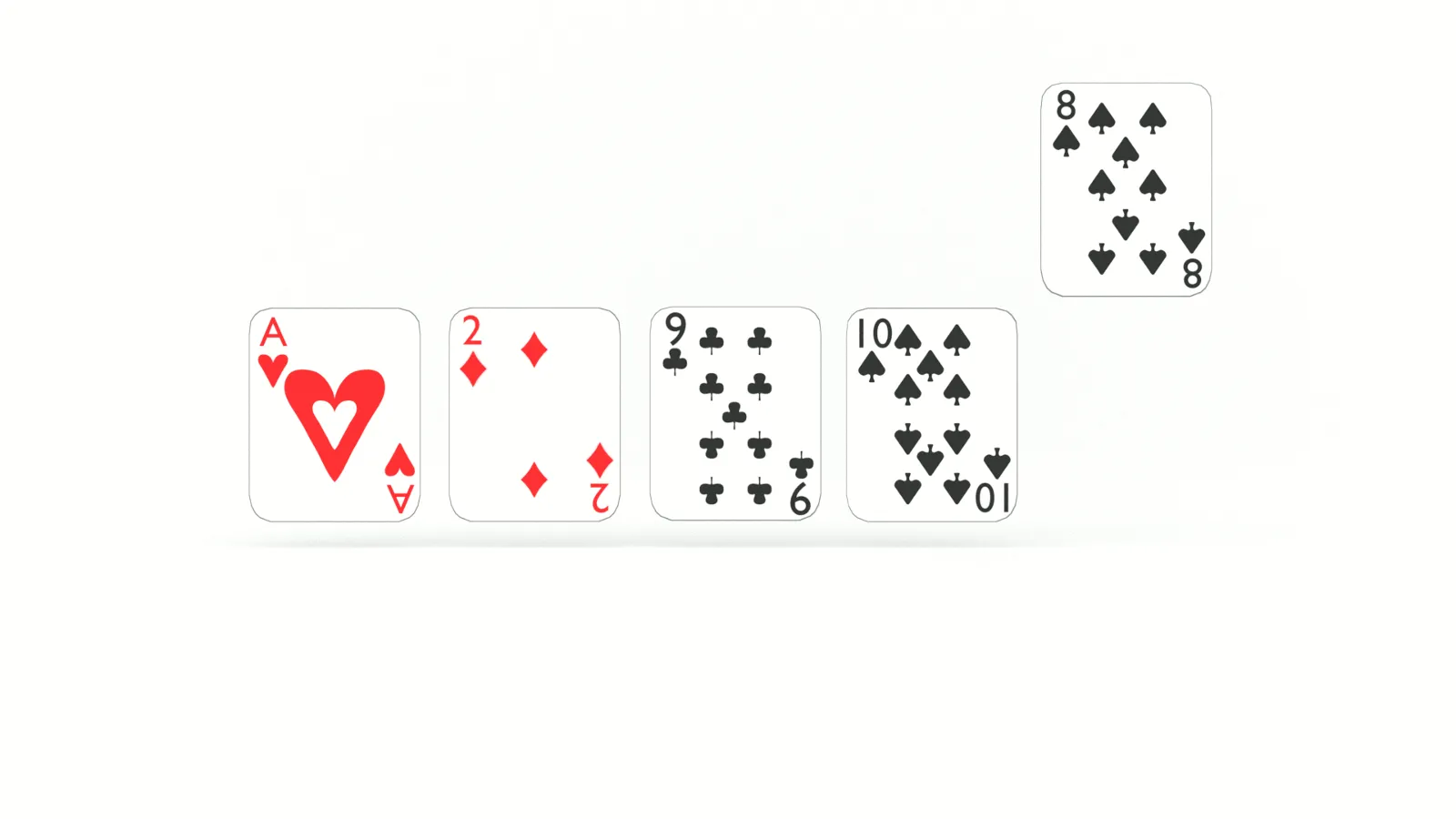  playing cards 