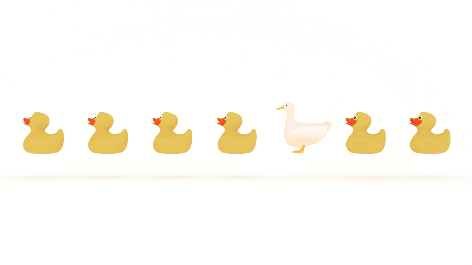  Illustration of linear search using duck duck goose game 