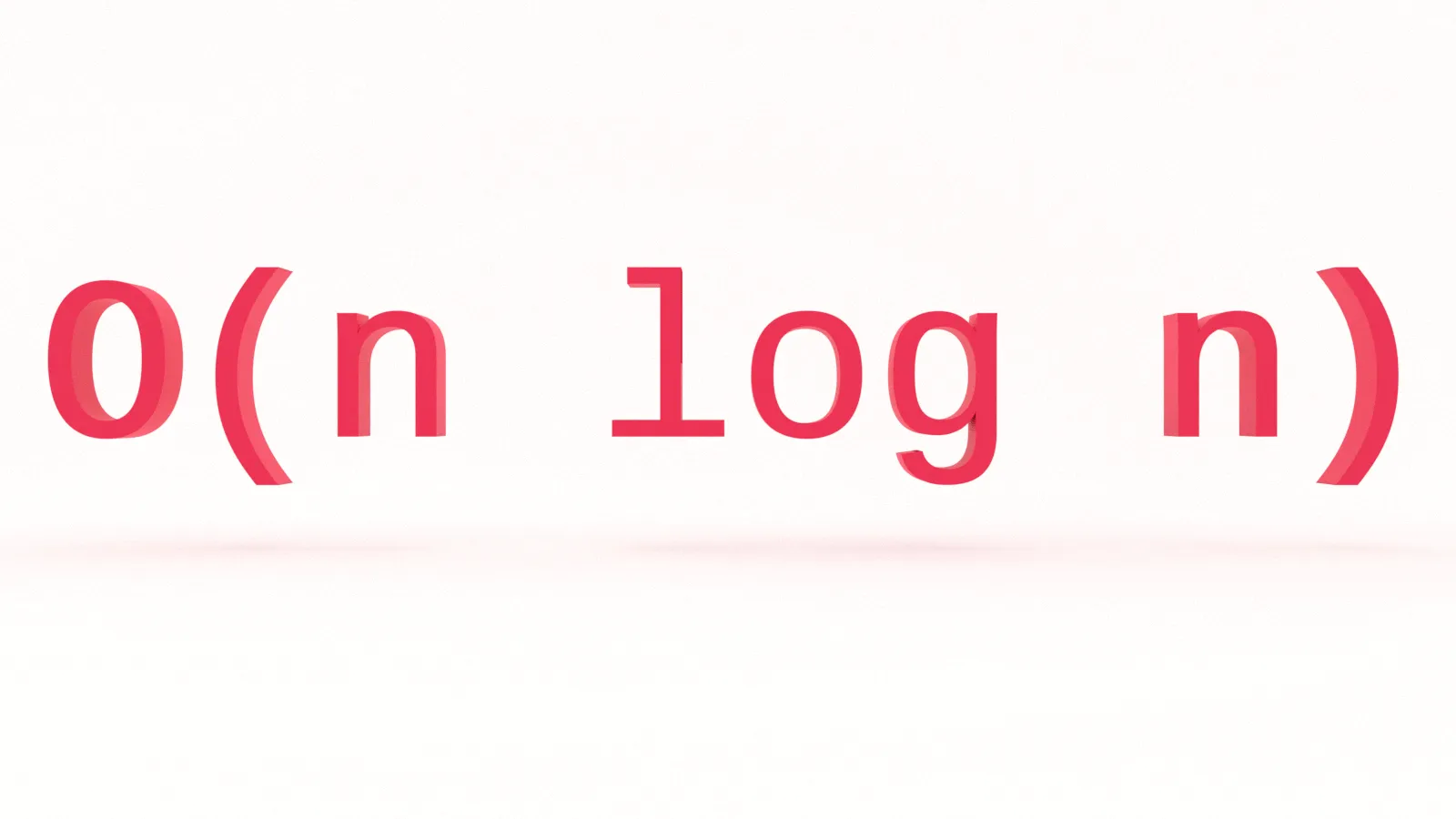 O(n log n)